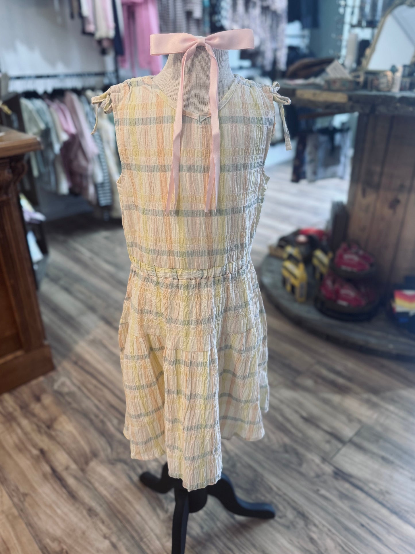 Pia Pastel Ruched Sundress