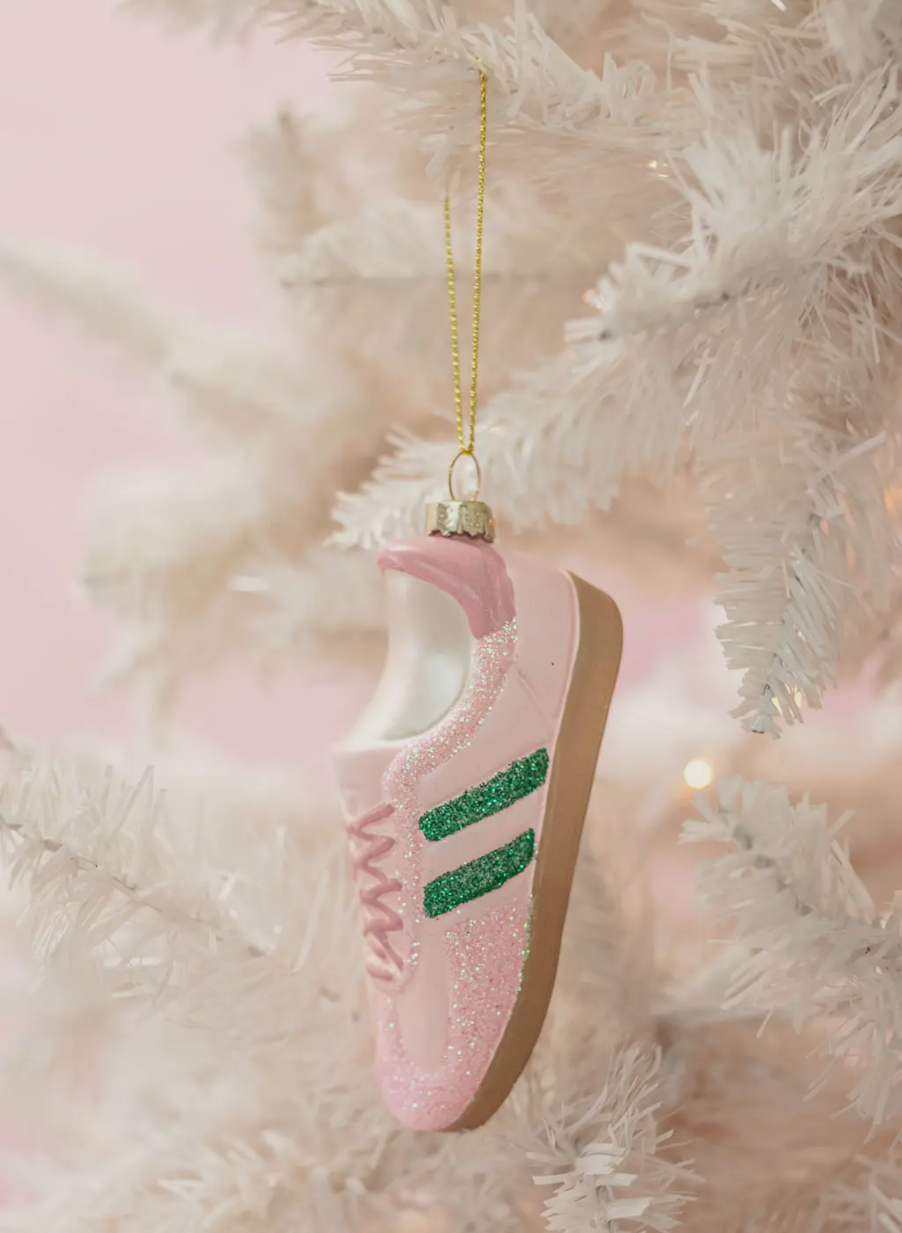 Pink Sneaker Ornament