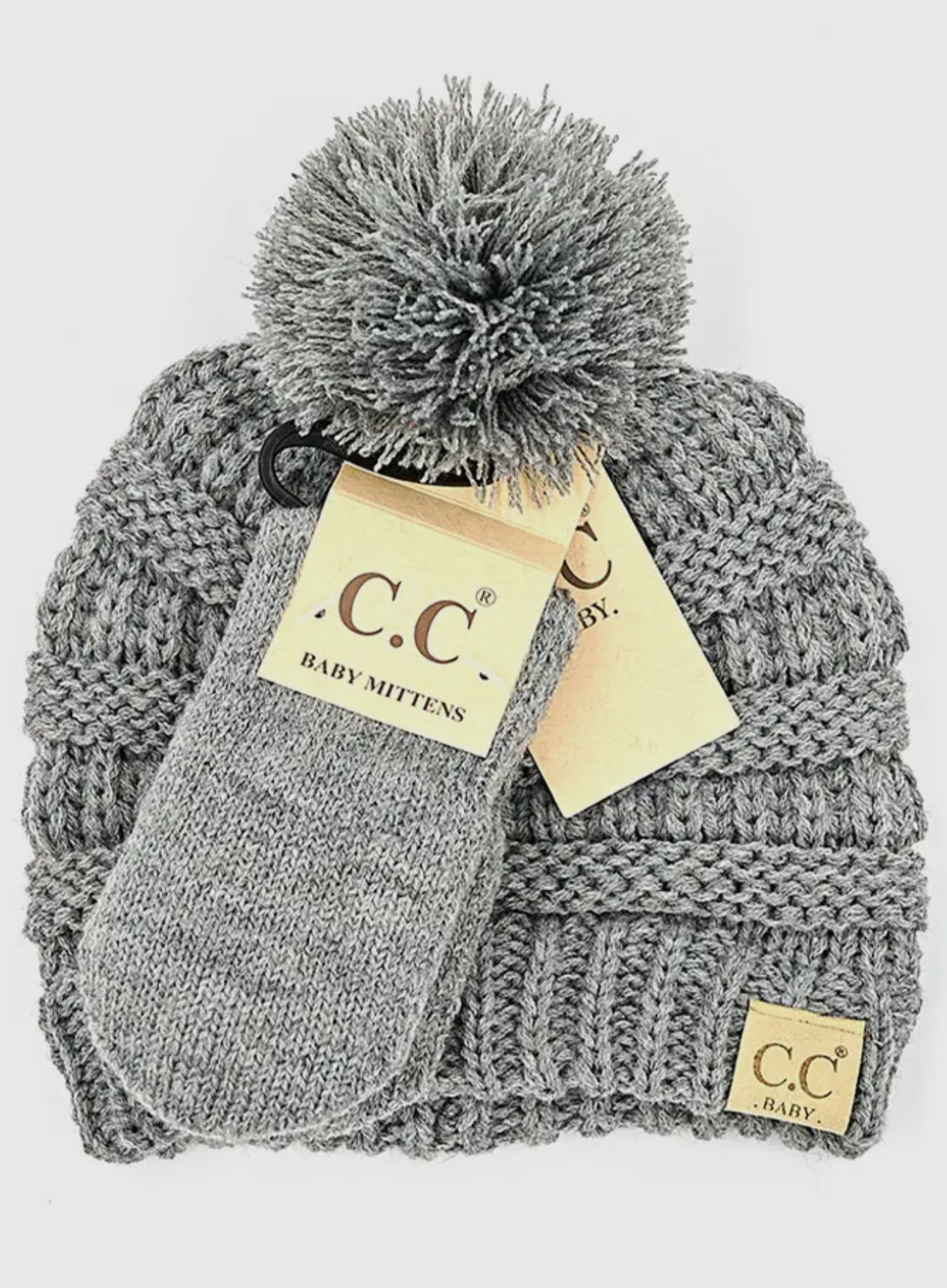 Baby Beanie & Mitten Set