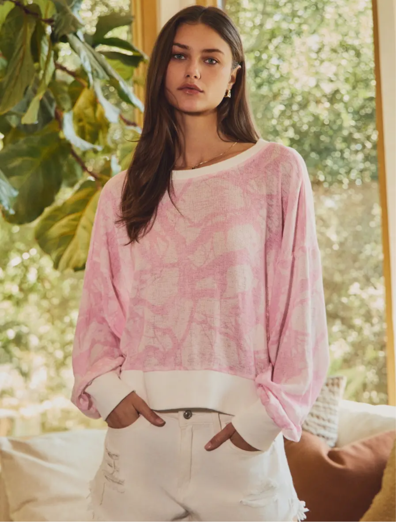Pink Camo Sweatshirt