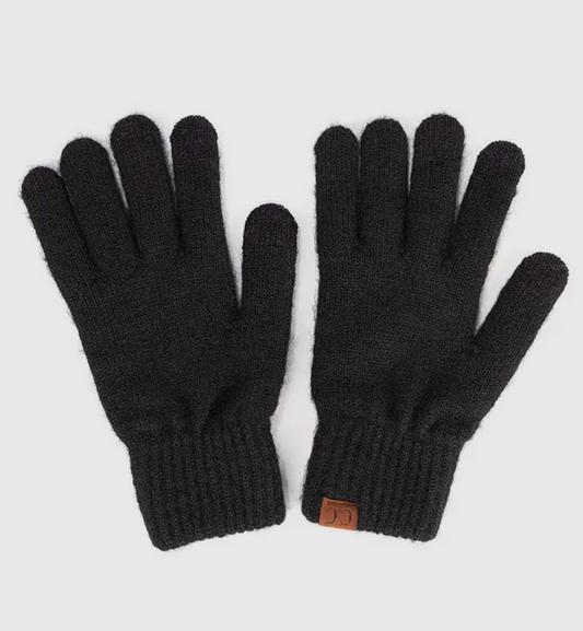 Knit Gloves | Black