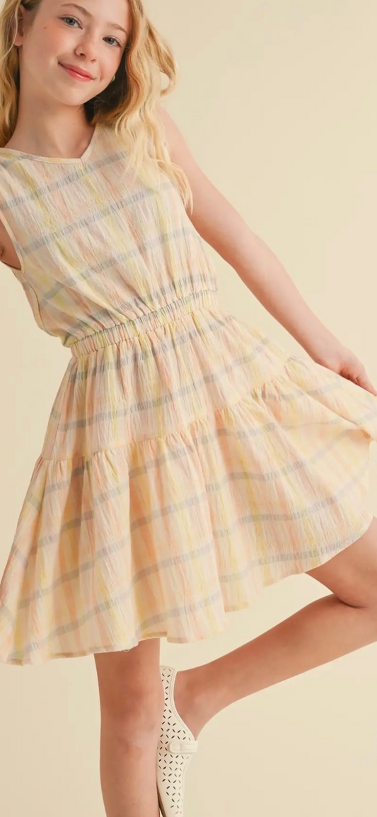 Pia Pastel Ruched Sundress