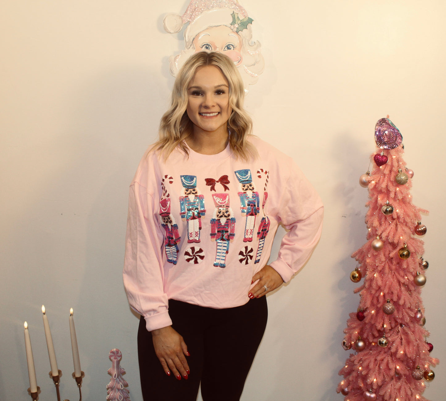 Spreading Cheer Sequin Top