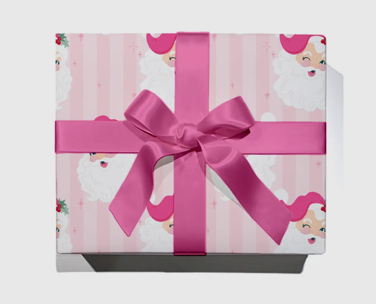 Holly Jolly Santa Wrapping Paper