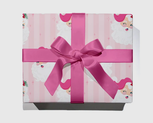 Holly Jolly Santa Wrapping Paper